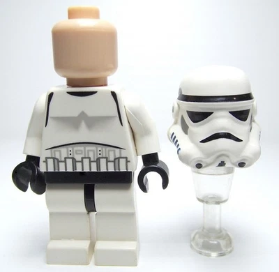 Lego Star Wars Imperial Stormtrooper Minifigura SW0036A Juego de Cabeza de Turrón 6211  Foto 1 de 3