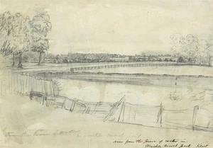 Wricklemarsh Park Kent - Bleistiftzeichnung - Anfang 19. Jahrhundert - Bild 1 von 6