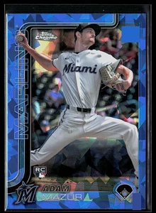 Adam Mazur - 2025 Topps Chrome Sapphire - RC Rookie Base Set #157 - Bild 1 von 2