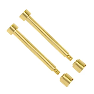 2 OROLOGIO TUBO A VITE PER 38MM BVLGARI BULGARI DIAGONO LCV38 CINTURINO OROLOGIO LINK ORO - Foto 1 di 3