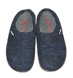NEW Women's Giesswein Veitsch Blue Wool Mule Style Size 6/36 Slippers - Picture 1 of 9
