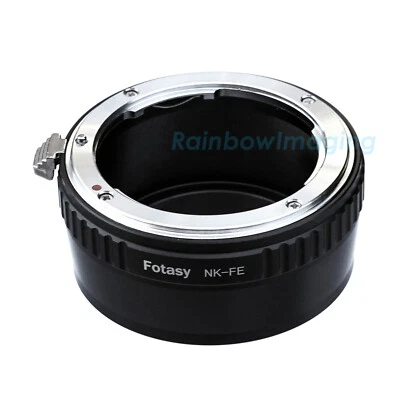 FOTASY Nikon Ai AIS Lens to Sony E-Mount Camera Adapter a6500 a6000 a5000 a6300 a6600