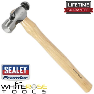 Sealey Hammer Ball Pein 2.5lb Hickory Shaft Premier DIY Hand Tool - Picture 1 of 2