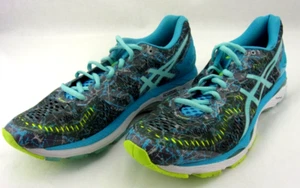 ASICS Shoes Womens 9 Gel-Kayano 23 Blue Gray Running Training - Picture 1 of 9