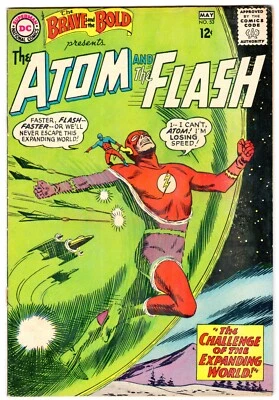 BRAVE AND THE BOLD #53   FLASH  ATOM  Team-Up!   ALEX TOTH Artwork!   FINE (6.0) - Image 1 of 2