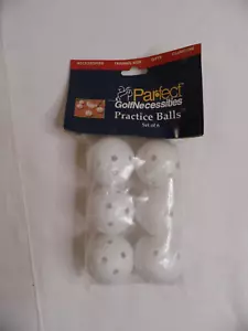 Paquete de 6 bolas de práctica de golf Perfect - nuevas - Imagen 1 de 2