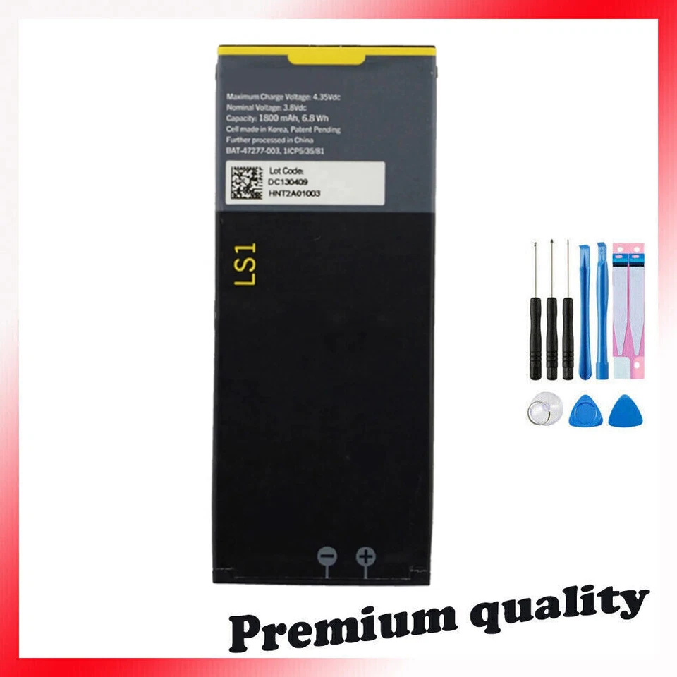 Nueva batería de litio para BlackBerry LS1 para Z10 1800 mAh LiION paquete a granel Foto 1 de 1