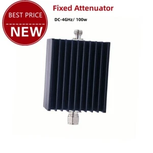 100W 10-60dB Attenuator Fixed Attenuator DC-4GHz N Type Male to Female Connector - Picture 1 of 4
