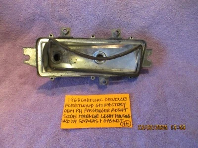 1968 CADILLAC DEVILLE FLEETWOOD GM RIGHT CORNER LIGHT HOUSING ONLY FREE SHIPPING Foto 1 de 4