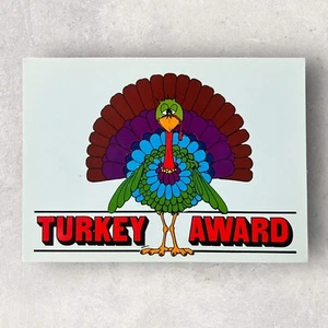Postal vintage 1982 premio Turquía de H. a L. Inc. de San Diego, CA - Imagen 1 de 3