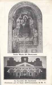 CARTOLINA *15 BOLOGNA SANTA MARIA DEL BARACCANO LA FACCIATA VIAGGIATA 1930 - Imagen 1 de 2