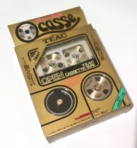 TEAC OCASSE OC-2N OPEN REEL TO REEL CASSETTE Blank Audio Cassette Japan 1984 - Picture 1 of 2