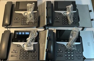 CISCO VoIP Office Phone Multiplatform CP-8851-3UCC-K9= IP SET OF (4) - Afbeelding 1 van 15