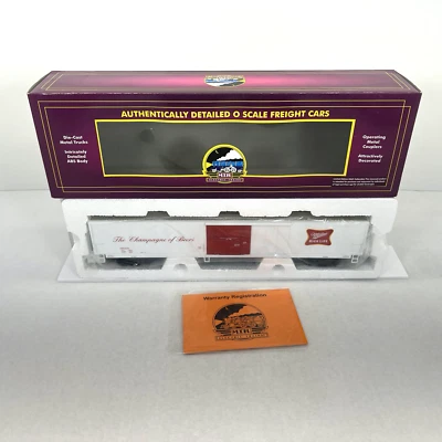 MTH Premier 20-94222 Miller High Life Beer 60’ Reefer Car O Gauge New #190310 - Image 1 of 4