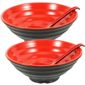Noodle Japanese Ramen Bowl Set Japanese Bowl Set Soup Bowls Kitchen - Picture 1 of 12