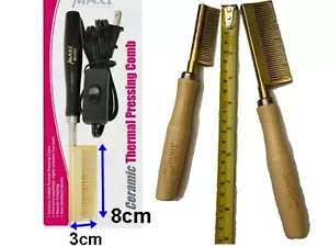 Professional Pressing Hot Comb Stove Iron Straightening Tool Heat Thermal - Picture 1 of 4