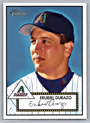Erubiel Durazo 2001 Topps Heritage BASEBALL #124 Arizona Diamondbacks - Image 1 of 2