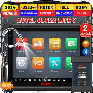 2024 Autel MaxiCOM ULTRA Lite S 2-year-update Ecü Pr~gramming Diagnostic Scanner - Picture 1 of 13