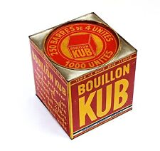 Ancienne Boite BOUILLON KUB  / 250 barres de 4 unités / 1000 unités / Bon Etat