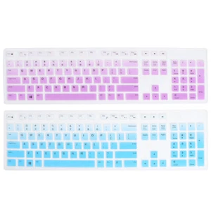 2PCS Keyboard Protective Cover Compatible for Dell KB216P/KB216T/WK636 - Picture 1 of 12