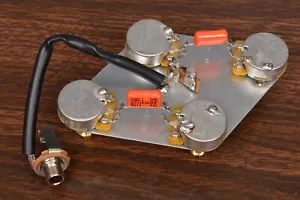 GIBSON LES PAUL STANDARD SHIELDED CONTROL POT ASSEMBLY MADE IN USA ORANGE DROP - Picture 1 of 3