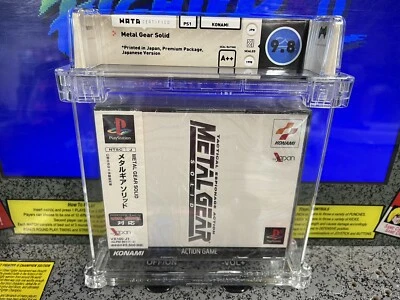 PS1 1998 Metal Gear Solid Japón JP Calificado WATA Calificado 9.8 A++ Sellado Playstation Foto 1 de 4