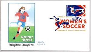 #5754 WOMEN'S SOCCER STAMP FIRST DAY OF ISSUE, DIGITAL COLOR CANCEL FDC - Picture 1 of 1