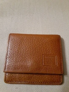 BURBERRY COIN CASE PURSE  BAG POUCH LONDON  LEATHER AUTHENTIC VINTAGE - Picture 1 of 10