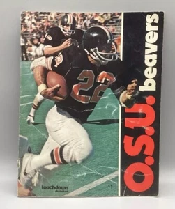 Touchdown Illustrated O.S.U. Beavers Oregon State College Football Programm 1973 - Bild 1 von 7
