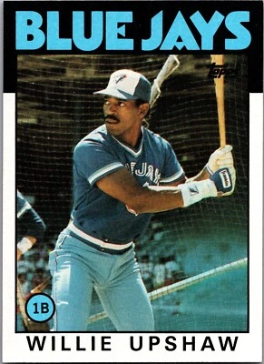 1986 Topps - Willie Upshaw #745 - Image 1 of 2