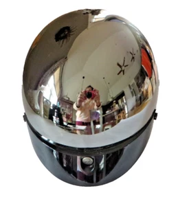 New, Vintage June 2002 Harley Davidson half helmet xs skull w/sun shield - Bild 1 von 15