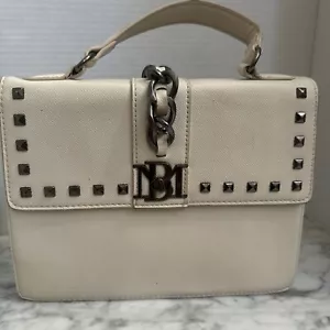 Badgley Mischka Geldbörse Elfenbein Creme Weiß mit Metallbeschlägen Leise Luxus - Bild 1 von 16