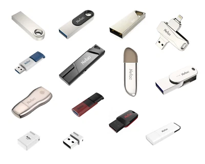 NETAC USB Memory Stick with Lanyard, NETAC USB Flash Drive with Lanyard  - Image 1 of 2