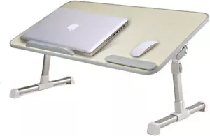 Table Computer Desk, Laptop, Adjustable Stand, Foldable, Height & Angle New - Photo 1/2