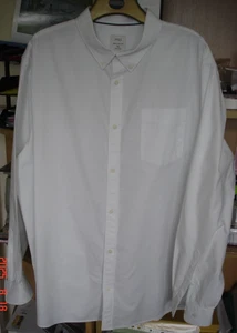 M&S LANGARMHEMD BAUMWOLLE REGULAR FIT FARBE WEISS GRÖSSE 4XL - Bild 1 von 5