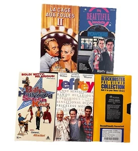 VHS TAPES 5 LOT GAY THEMED: +Early career of Daniel Day-Lewis' Academy Award - Picture 1 of 17