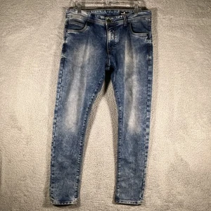 Givenchy Paris Skinny Jeans Herren 36 (eigentlich 34) blau bestickt Designer Grunge - Bild 1 von 18