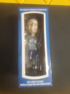 Corey Seager LA Dodgers 2020 CAMPEONES DE LA SERIE MUNDIAL Bobblehead Sunset Run 2021 - Imagen 1 de 5