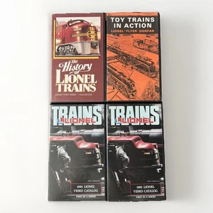 Vintage VHS Lionel Trains Lot 4 1985-1991 Titles In Description - Picture 1 of 8