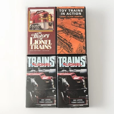 Vintage VHS Lionel Trains Lot 4 1985-1991 Titles In Description - Image 1 of 4