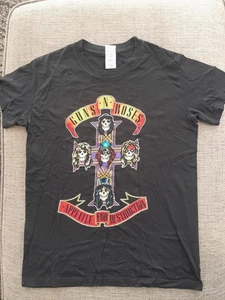 Guns n' Roses Appetite For Destruction T Shirt Black 2016 Size Small / Size 12 - Picture 1 of 4