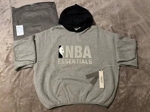 NEW NBA Fear of God Essentials Warm Heather Hoodie Size Small 100% AUTHENTIC✅ - Picture 1 of 11