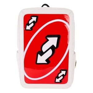 Mattel Classic by Loungefly Mini Backpack UNO Reverse Card - Picture 1 of 4