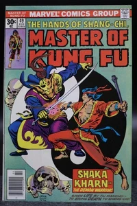 Master of Kung Fu (1974) #49 Ernie Chan Shang-Chi Cover Paul Gulacy Art VF+ - Picture 1 of 3