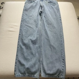 Vintage Southpole Jeans Mens 36x33 Blue Wide Leg Baggy Denim Pants Hip Hop Y2K - Picture 1 of 13