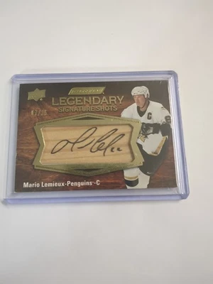 Mario Lemieux 2023-24 Grained Legendary Signature Shots /25 #LSS-ML Foto 1 de 4