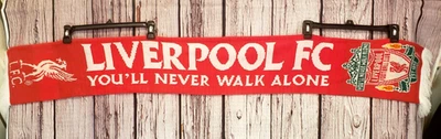 Liverpool FC English Football '47 Premier League 56" VTG Scarf Red Made in UK - Image 1 of 4