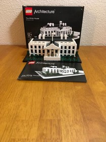 LEGO ARCHITECTURE THE WHITE HOUSE 21006 100% Complete - with BOX & MANUAL