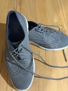 Dexter Men’s Comfort Memory Foam Wingtip Grey Shoes, Size 10 - Picture 1 of 4