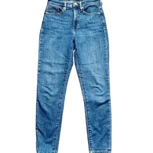 Banana Republic Premium Denim High-Rise Skinny Medium Wash Jeans Size 26 - Picture 1 of 8